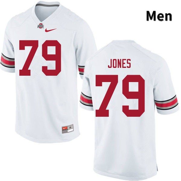 Men's Ohio State Buckeyes #79 Dawand Jones White Authentic College Stitched Football Jersey 23BU043BC